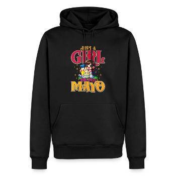 Mayonnaise - Männer Premium Bio Hoodie - Schwarz - Vorne - Nico (187cm)