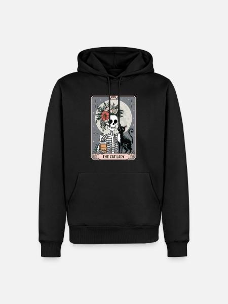 Tarotkarte - Männer Premium Bio Hoodie - Schwarz