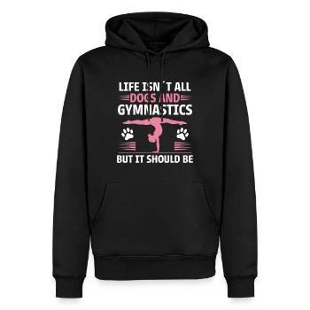 Gymnastique Dire Chats Drôle Gymnastique Cadeau - Sweat à capuche Premium bio Homme - noir - Devant - Nico (187cm)