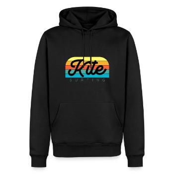 Kitesurfen Kitesurf Kitesurfer Kiteboard - Männer Premium Bio Hoodie - Schwarz - Vorne - Nico (187cm)