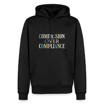 Mitgefühl über Compliance ABA-Therapeut - Männer Premium Bio Hoodie - Schwarz - Vorne - Nico (187cm)