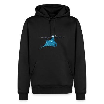 Mantarochen Niedlicher - Männer Premium Bio Hoodie - Schwarz - Vorne - Nico (187cm)
