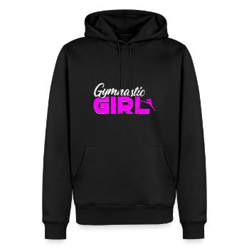 Gymnastique Gymnastique Acrobatie Filles - Sweat à capuche Premium bio Homme - noir - Devant - Nico (187cm)