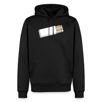 Tabletten Pillen Medikament - Männer Premium Bio Hoodie - Schwarz - Vorne - Nico (187cm)