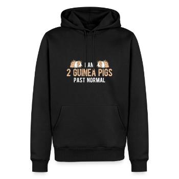 Nagetier Meerschwein Meerschweinchen - Männer Premium Bio Hoodie - Schwarz - Vorne - Nico (187cm)