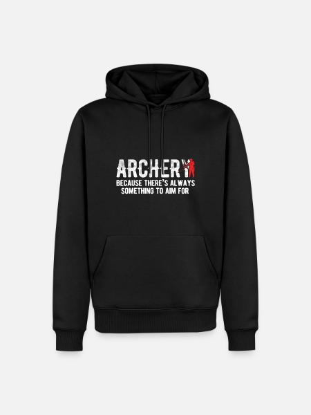 Bogenschießen Archery - Männer Premium Bio Hoodie - Schwarz