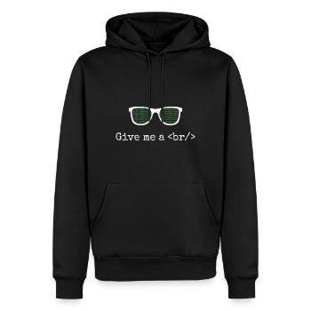 Software Ingenieur Informatiker Programmierer - Männer Premium Bio Hoodie - Schwarz - Vorne - Nico (187cm)