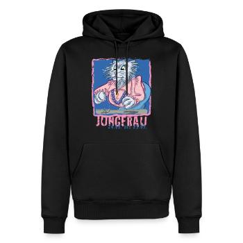 Sternzeichen - Jungfrau - Männer Premium Bio Hoodie - Schwarz - Vorne - Nico (187cm)