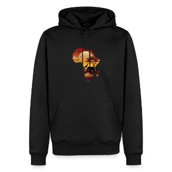 Afrika exotische Waldtierarzt Safari Animals - Männer Premium Bio Hoodie - Schwarz - Vorne - Nico (187cm)
