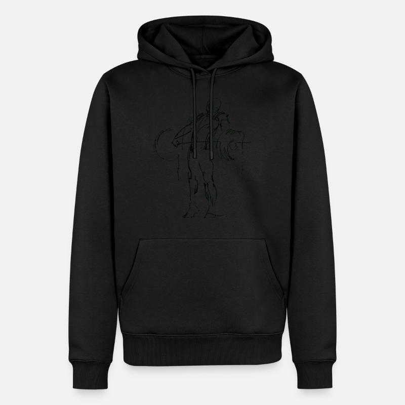 Snatch pull - Sweat à capuche Premium bio Homme - noir