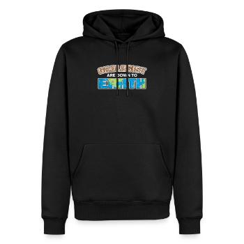 Étude géologue des roches de la chimie de la terre - Sweat à capuche Premium bio Homme - noir - Devant - Nico (187cm)
