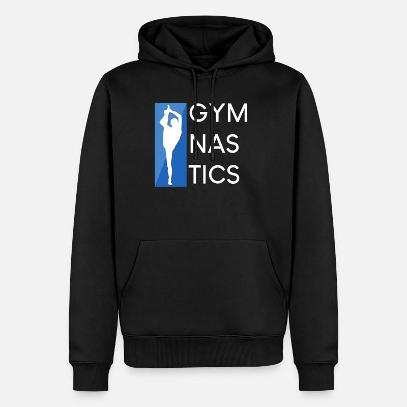 gymnastics - Sweat à capuche Premium bio Homme - noir