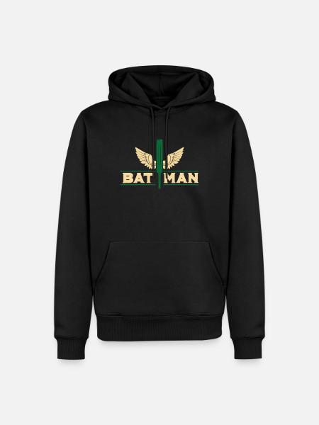 Cricket - Männer Premium Bio Hoodie - Schwarz