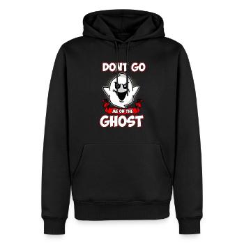 Deutsches Sprichwort Deutsch English Denglisch Don't Go - Männer Premium Bio Hoodie - Schwarz - Vorne - Nico (187cm)