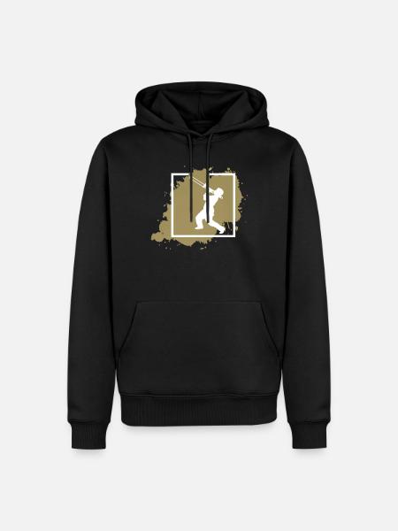 posaune - Männer Premium Bio Hoodie - Schwarz