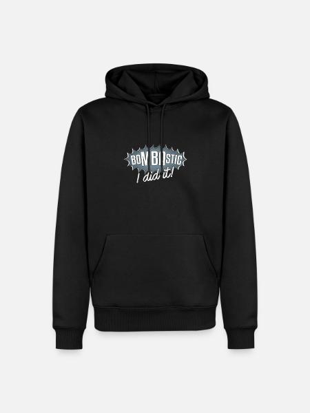 Bombastic I Did It Gift - Men’s Premium Organic Hoodie - black