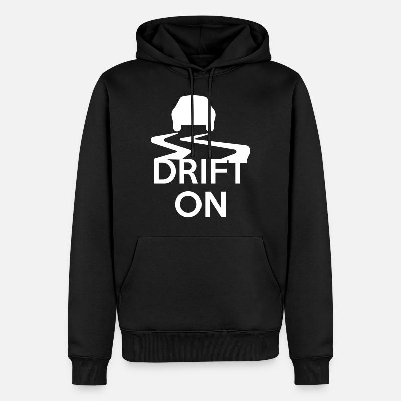 Drift On - Sweat à capuche Premium bio Homme - noir