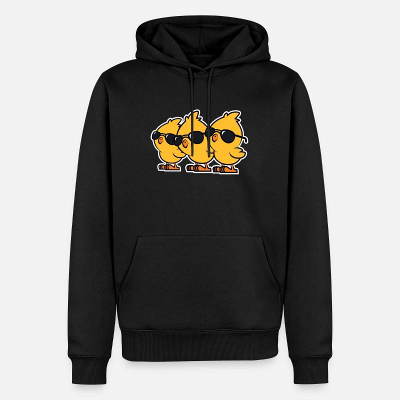 Chicks - Sweat à capuche Premium bio Homme - noir