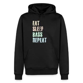 Bassist Musiker Kontrabass Tuba Geschenk Fagott - Sweat à capuche Premium bio Homme - noir - Devant - Nico (187cm)