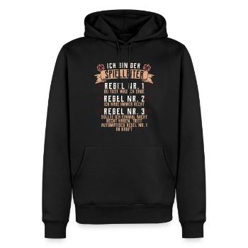 Pen and Paper W20 Rollenspiel RPG Geschenk - Männer Premium Bio Hoodie - Schwarz - Vorne - Nico (187cm)