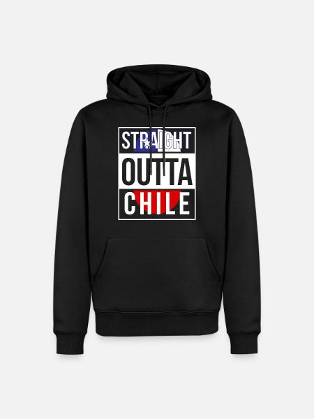Chile - Men’s Premium Organic Hoodie - black