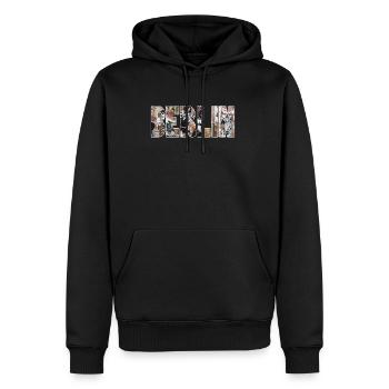 Berlin deutschland - Männer Premium Bio Hoodie - Schwarz - Vorne - Nico (187cm)