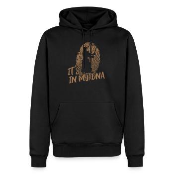 Kendo DNA - Sweat à capuche Premium bio Homme - noir - Devant - Nico (187cm)