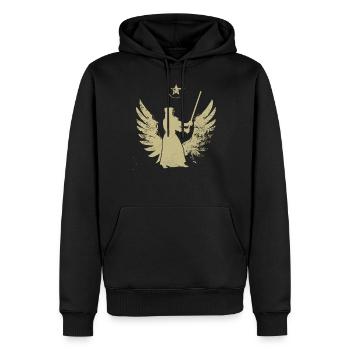 kendo - Männer Premium Bio Hoodie - Schwarz - Vorne - Nico (187cm)