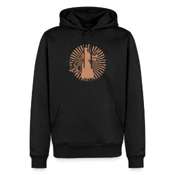 kendo - Männer Premium Bio Hoodie - Schwarz - Vorne - Nico (187cm)