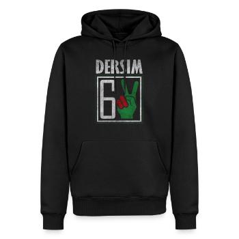 Dersim Kurdistan Free Kurdish people - Männer Premium Bio Hoodie - Schwarz - Vorne - Nico (187cm)