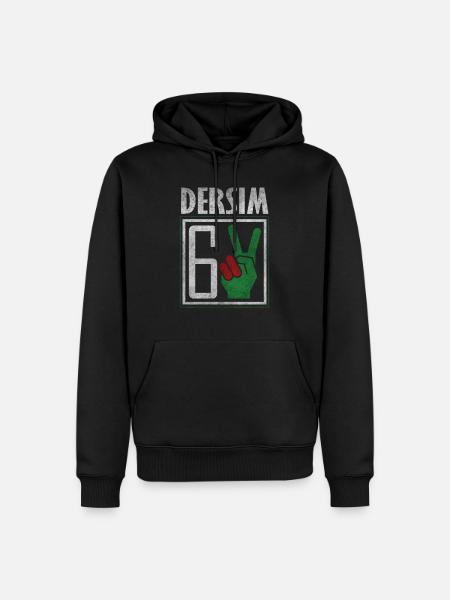 Kurdistan Dersim Peuple kurde libre - Sweat à capuche Premium bio Homme - noir