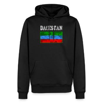 Dagestan Flag. Proud Dagestani People wear This - Männer Premium Bio Hoodie - Schwarz - Vorne - Nico (187cm)