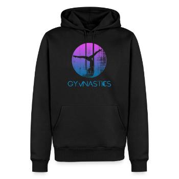 gymnastics turnen handstand - Männer Premium Bio Hoodie - Schwarz - Vorne - Nico (187cm)