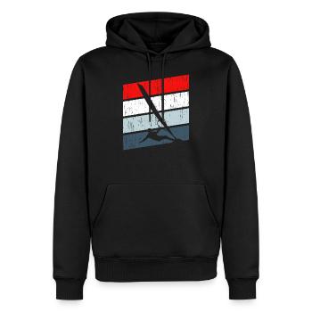 Windsurfen Surfen Liebhaber - Männer Premium Bio Hoodie - Schwarz - Vorne - Nico (187cm)