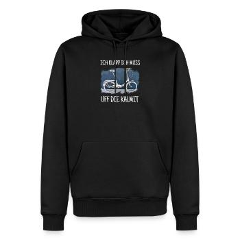 Klapprad Kalmit T-Shirt das Geschenk 20 Zoll Fans - Männer Premium Bio Hoodie - Schwarz - Vorne - Nico (187cm)