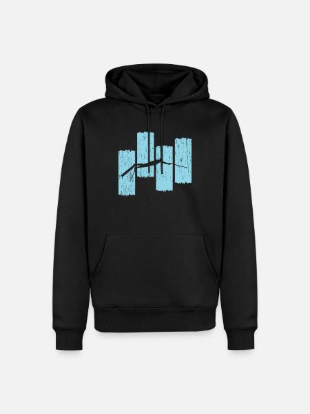 Spearfishing Ocean Gift - Men’s Premium Organic Hoodie - black