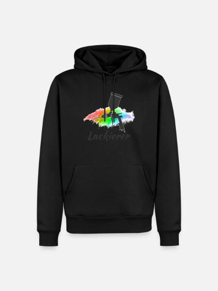 Peintres peintres - Sweat à capuche Premium bio Homme - noir