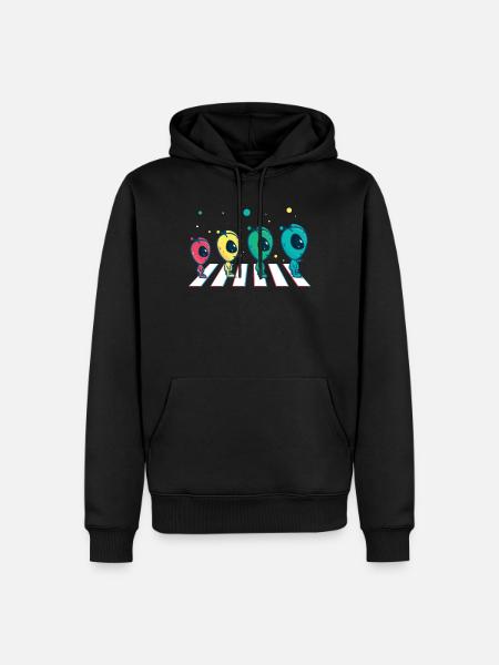 Alien Walk - Sweat à capuche Premium bio Homme - noir
