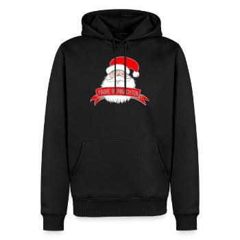 Weihnachten - Männer Premium Bio Hoodie - Schwarz - Vorne - Nico (187cm)