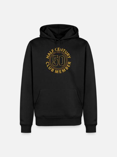 50th birthday - Men’s Premium Organic Hoodie - black