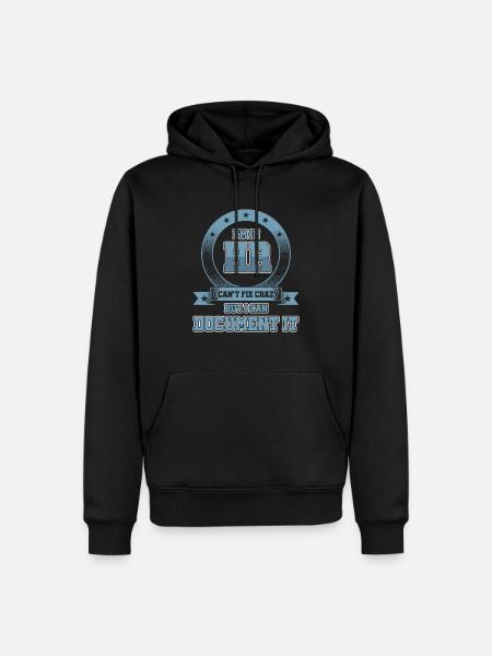 Human Resource Manager Employees Management - Men’s Premium Organic Hoodie - black