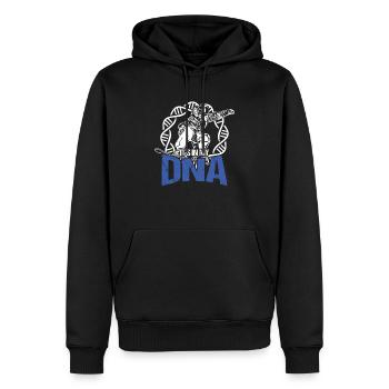 C'est dans mon ADN Snowboarding Cadeau d'hiver de sports d'hiver - Sweat à capuche Premium bio Homme - noir - Devant - Nico (187cm)
