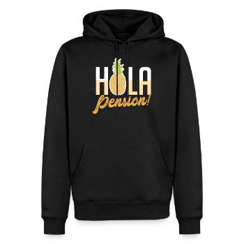 Pension Ruhestand - Männer Premium Bio Hoodie - Schwarz - Vorne - Nico (187cm)