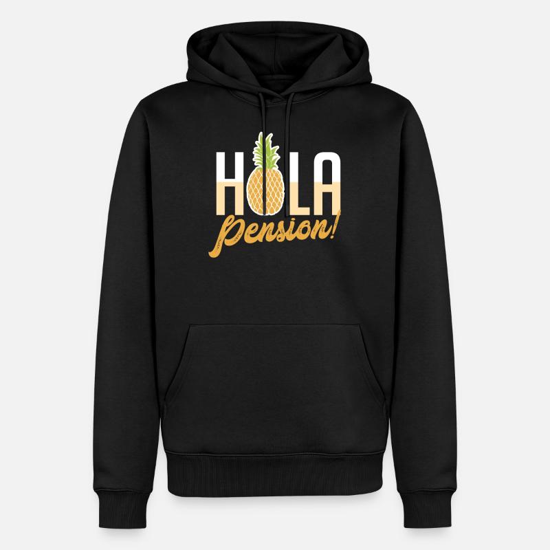 Pension Ruhestand - Männer Premium Bio Hoodie - Schwarz
