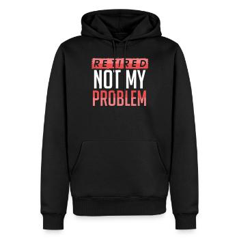Pension Rente Ruhestand - Männer Premium Bio Hoodie - Schwarz - Vorne - Nico (187cm)