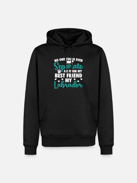 Labrador - Sweat à capuche Premium bio Homme - noir
