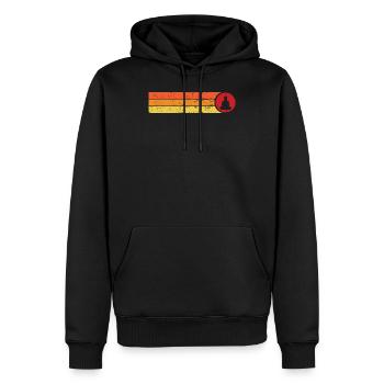 Buddhismus - Männer Premium Bio Hoodie - Schwarz - Vorne - Nico (187cm)