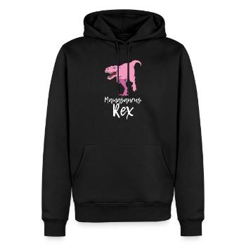 maman - Sweat à capuche Premium bio Homme - noir - Devant - Nico (187cm)