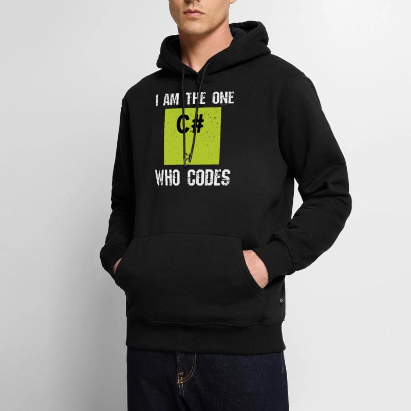 Programmation des codes C # Sweat à capuche Premium bio Homme