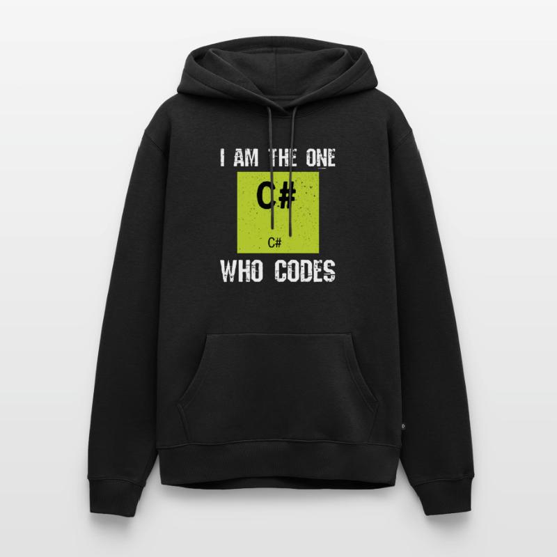 C# Coden Programmieren Männer Premium Bio Hoodie